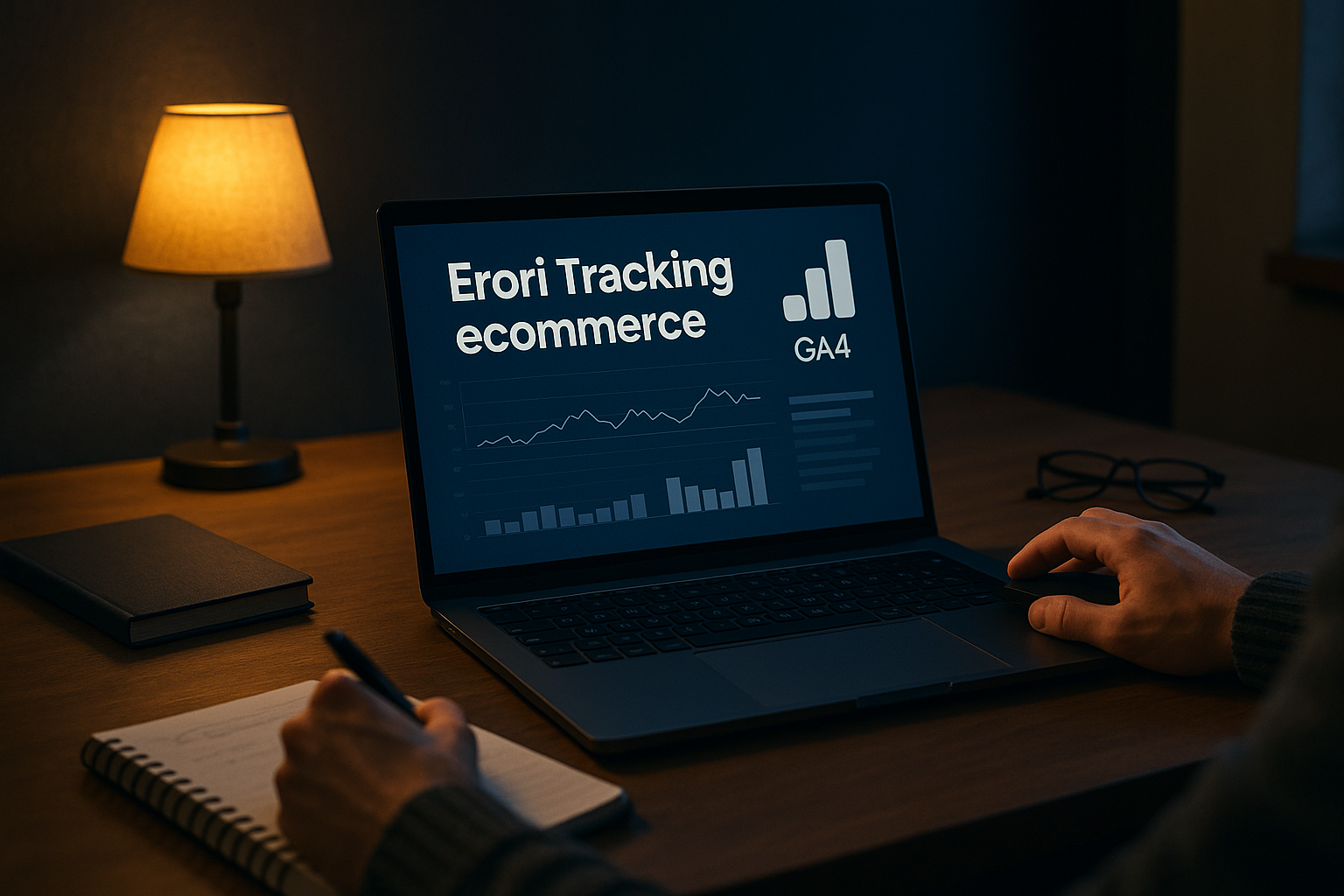 Imagine editorială a produsului pentru articolul: erori tracking ecommerce GA4 magazin online