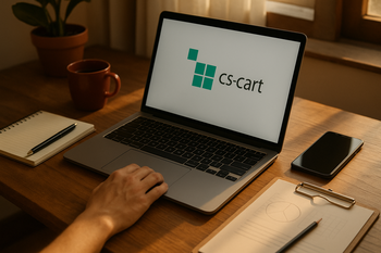 Imagine editorială cu obiecte / workspace pentru articolul: implementare și actualizare licență platformă ecommerce
