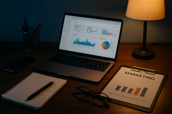 Imagine editorială cu obiecte / workspace pentru articolul: cum alegi licența CS-Cart pentru proiect ecommerce
