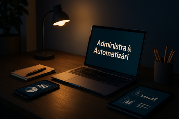 Imagine editorială cu obiecte / workspace pentru articolul: cum automatizezi comenzile și sarcinile repetitive din administrarea magazinului online