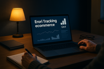 Imagine editorială a produsului pentru articolul: erori tracking ecommerce GA4 magazin online