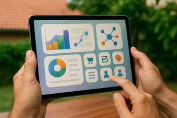 Imagine conceptuală de marketing pentru articolul: cum alegi platforma pentru marketplace multi vendor